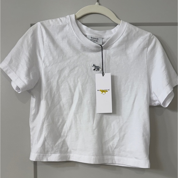 MAISON KITSUNE Classic White Tee - Picture 1 of 3